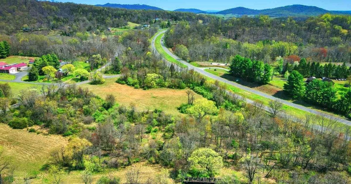 Aerial view of Rappahannock County